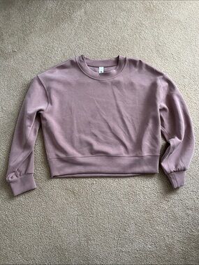 lululemon Dusty Rose Softstream Perfectly Oversized Crew